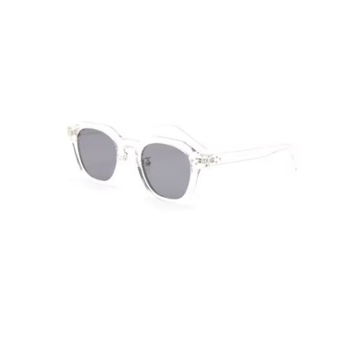 Modern Retro Clear Frame Sunglasses