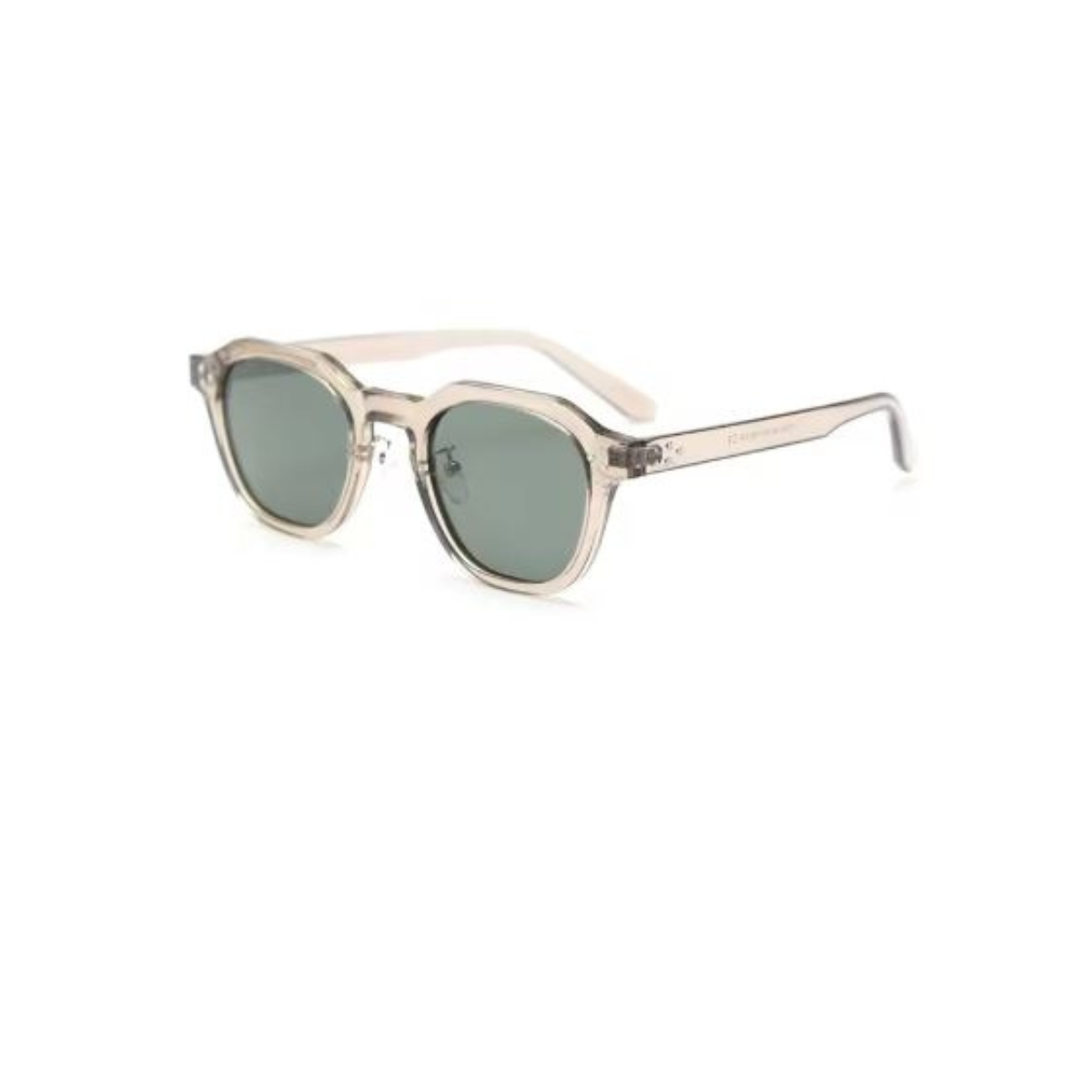 Modern Retro Clear Frame Sunglasses