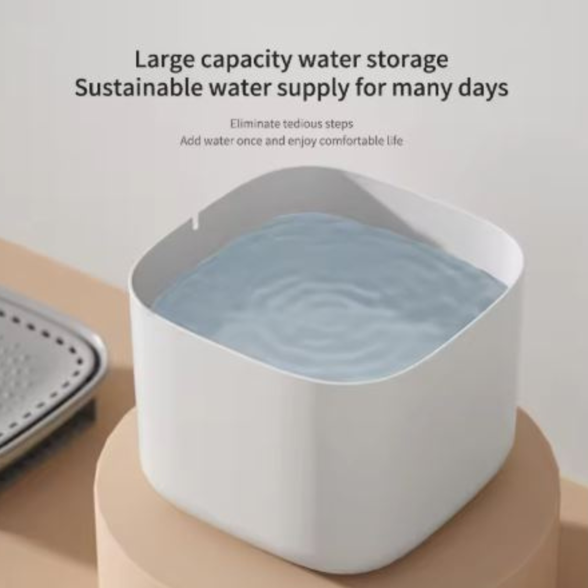 3L USB Cat Water Fountain – Quiet, Filtered, Auto Recirculate