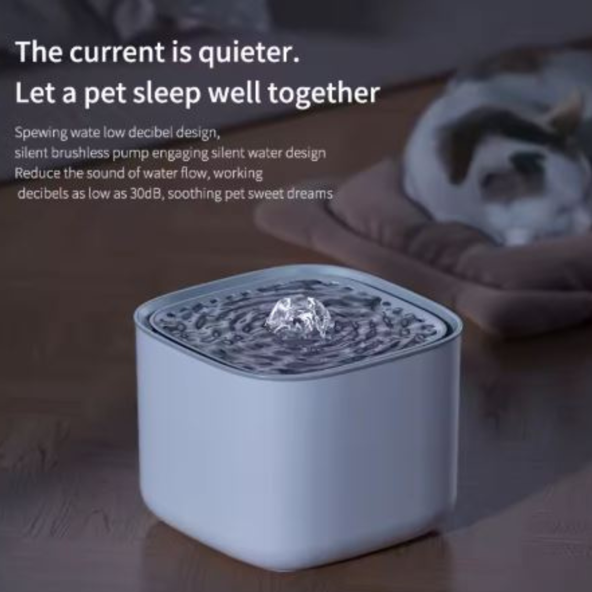 3L USB Cat Water Fountain – Quiet, Filtered, Auto Recirculate